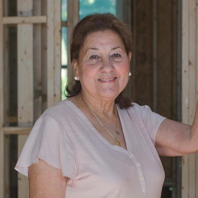 Headshot of Mercedes Goetz, architect at Blue Star Design and Build.