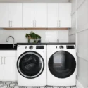 Custom laundry room in a DC row home remodel in Logan Circle, Washington DC.