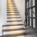 Reimagined staircase in a bump-out addition remodel in Eastern Market, Washington DC.