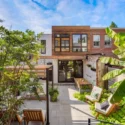 Rooftop terrace above a garage conversion accessory dwelling unit in Eastern Market, Washington DC.
