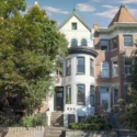 Exterior of a DC row home after a third story pop-up addition in Logan Circle, Washington DC.