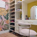 Custom closet design in a whole home remodel at the Wharf, Washington DC.