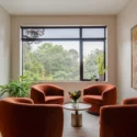 Reimagined parlor in a whole home remodeling project at the Wharf, Washington DC.